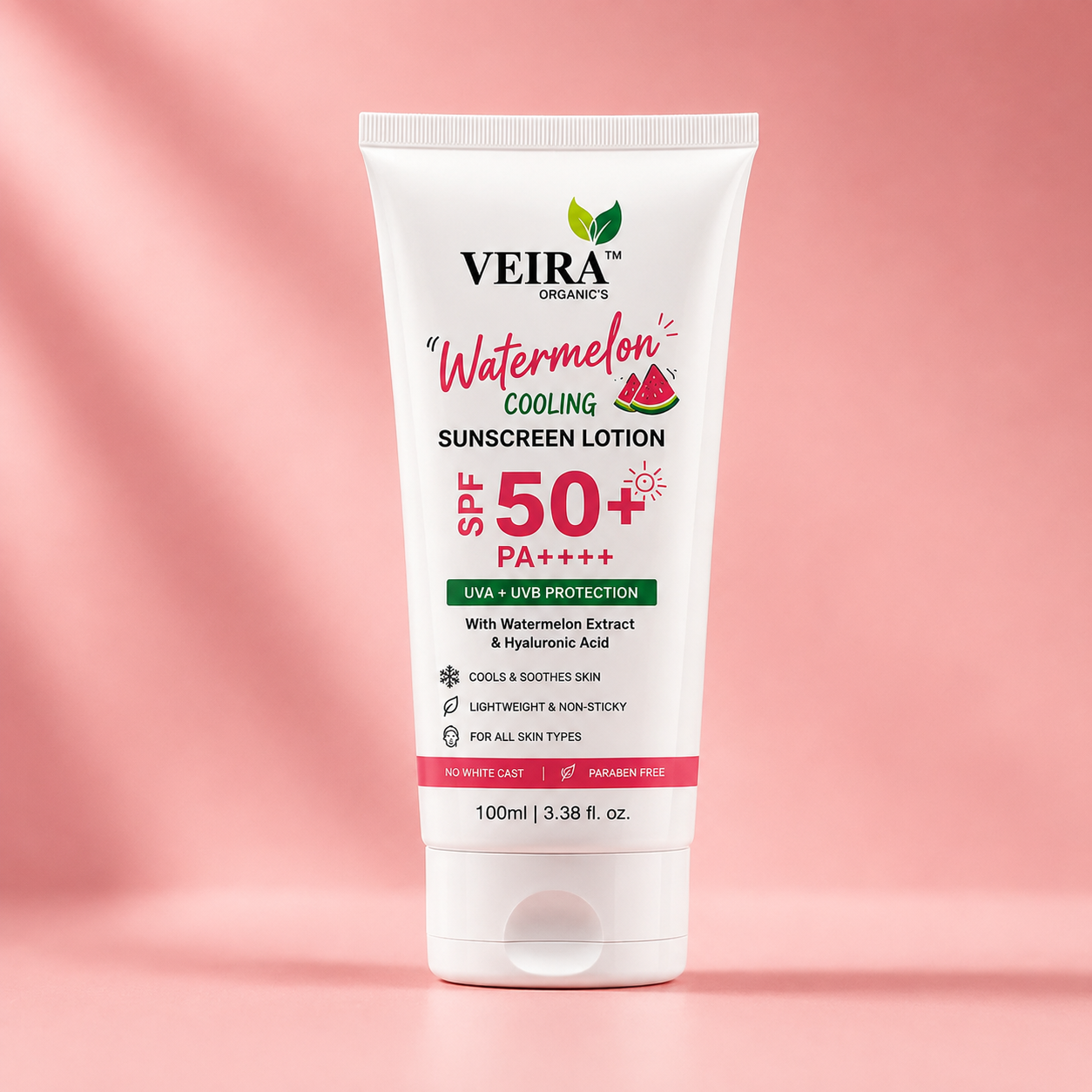 Watermelon Cooling Sunscreen Lotion SPF 50+ PA++++