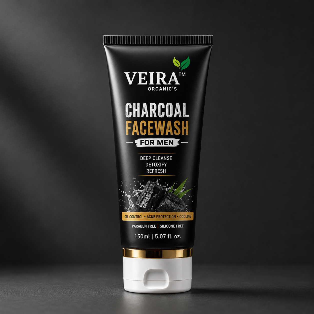 Charcoal Facewash for Men – Deep Cleanse, Detoxify & Refresh
