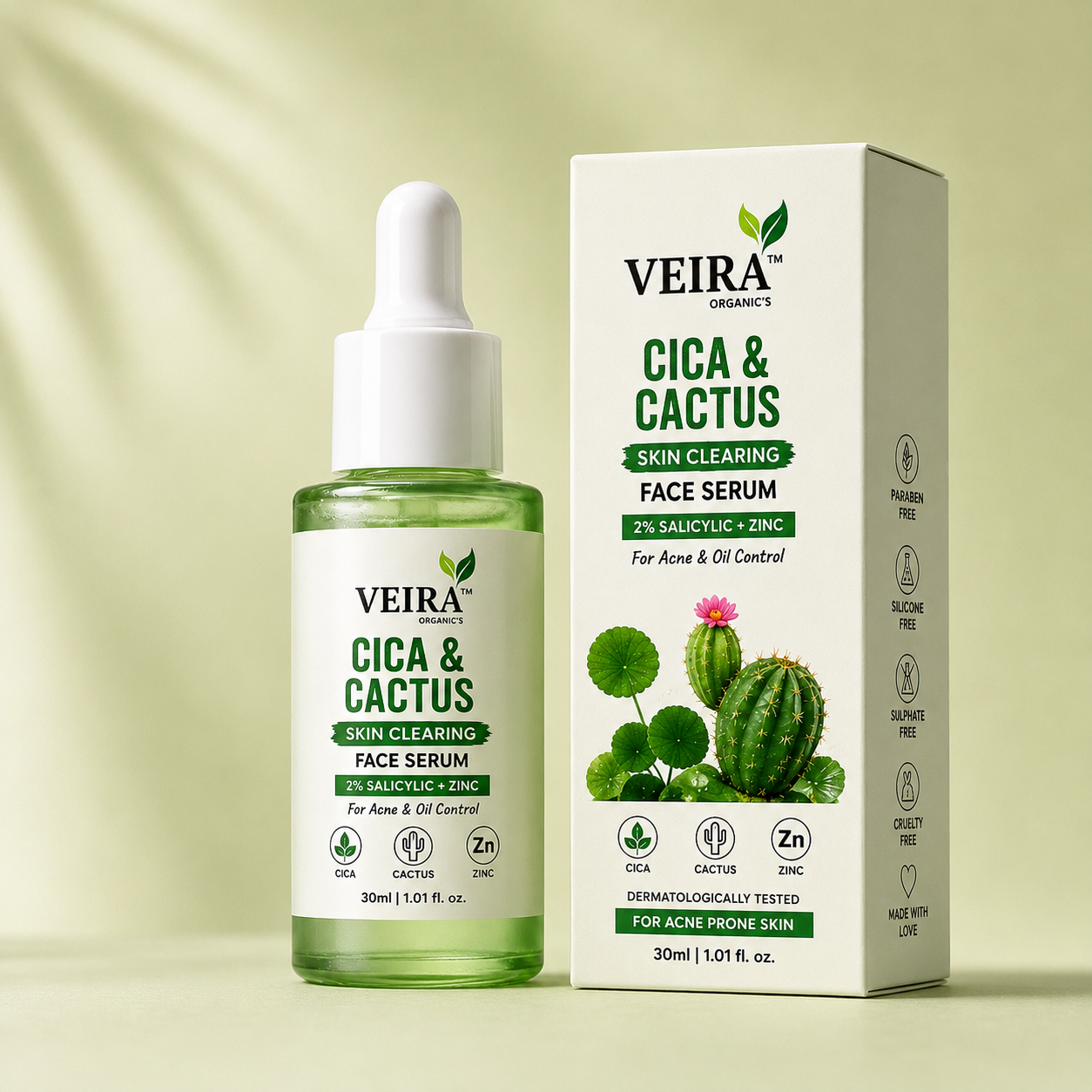 Cica & Cactus Skin Clearing Face Serum