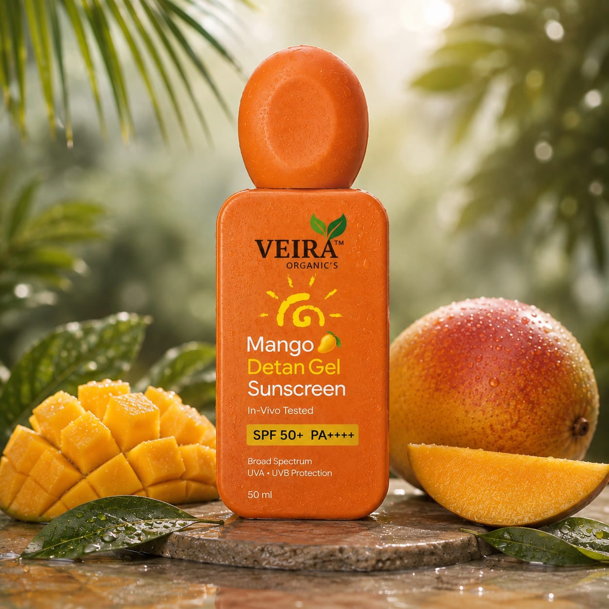 Mango Detan Gel Sunscreen SPF 50+ PA++++