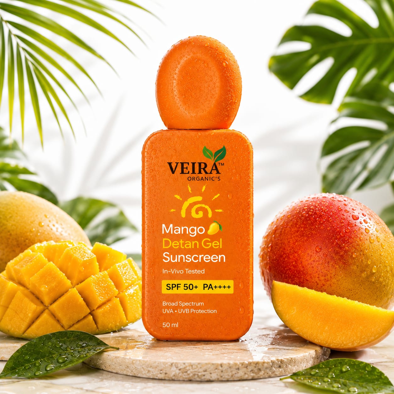 Mango Detan Gel Sunscreen SPF 50+ PA++++