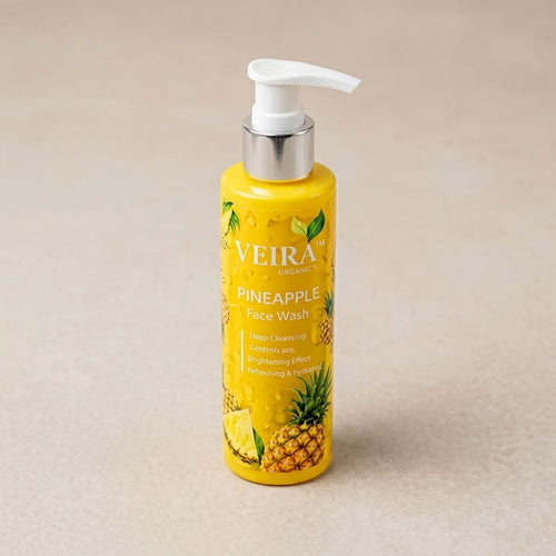 Pineapple Face Wash | Deep Cleansing & Brightening | Acne Control | Refreshing & Hydrating | 100ml